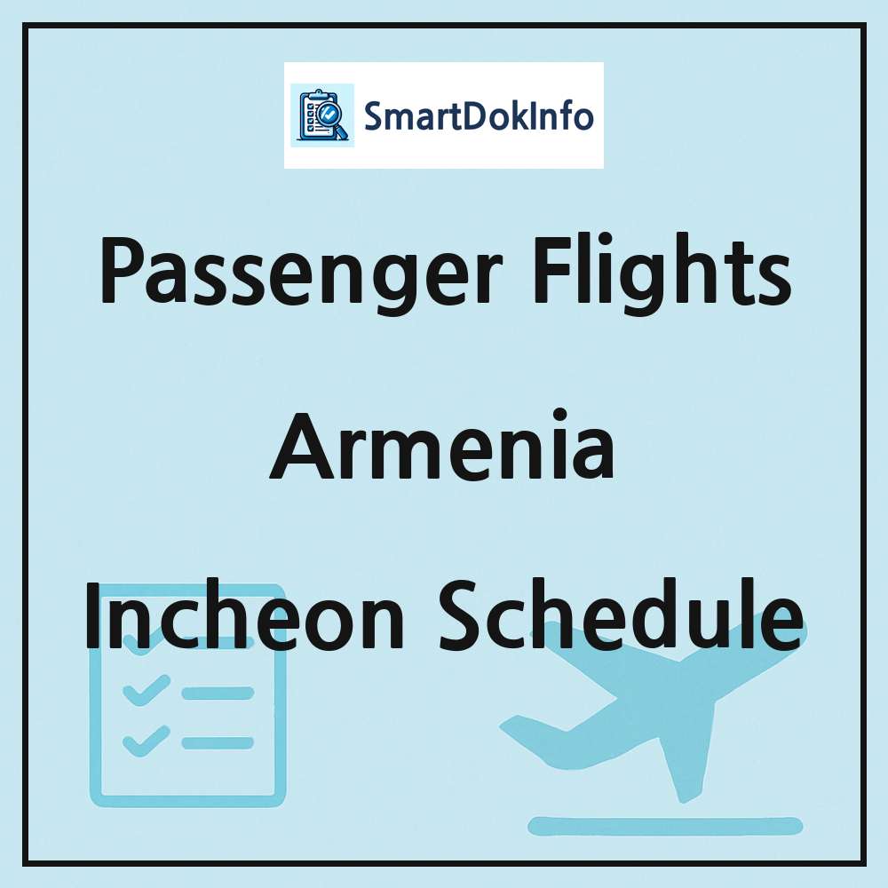 Armenia Flight Schedule Overview
