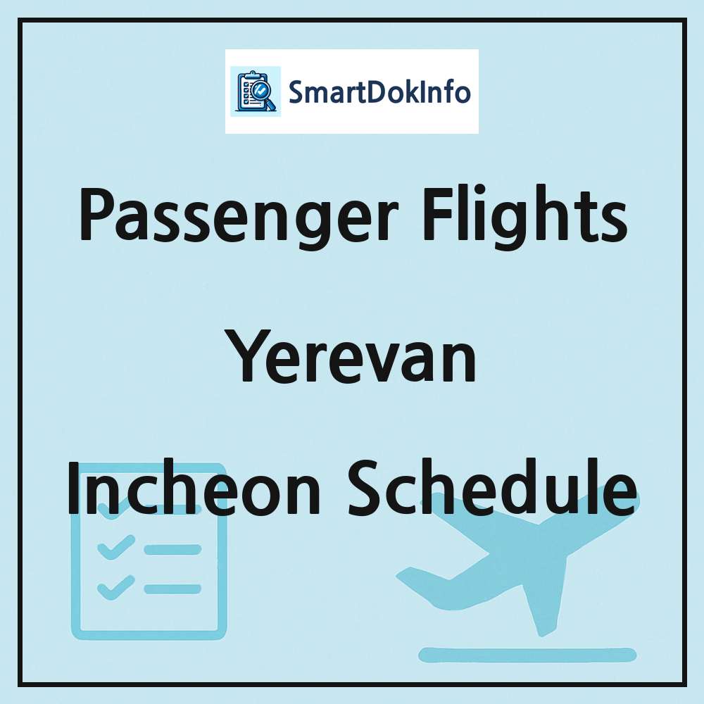 Yerevan Flight Schedule Overview