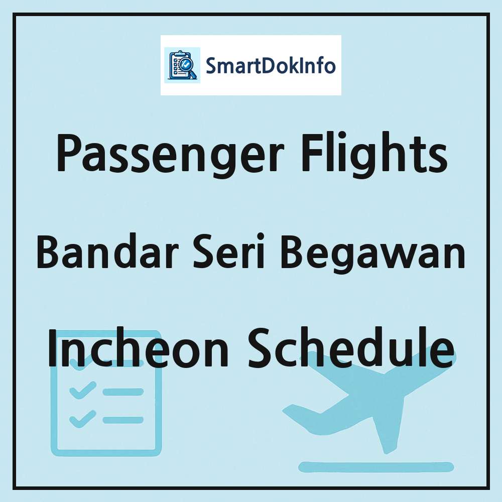 Bandar Seri Begawan Flight Schedule Overview