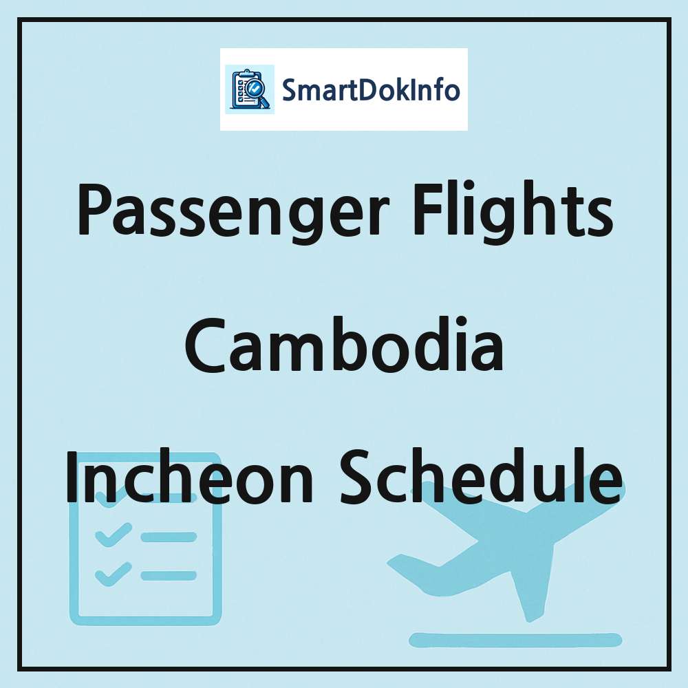 Cambodia Flight Schedule Overview