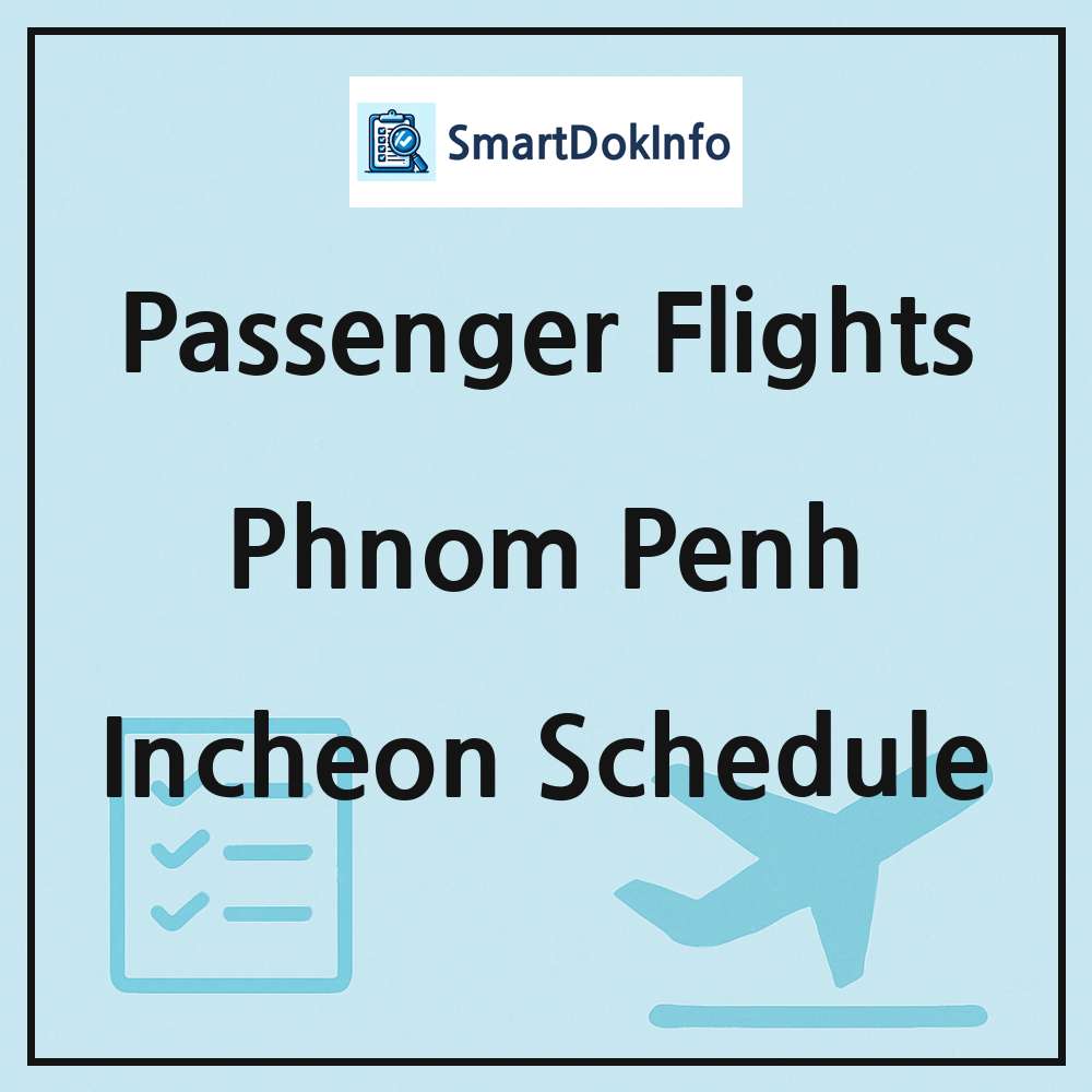 Phnom Penh Flight Schedule Overview
