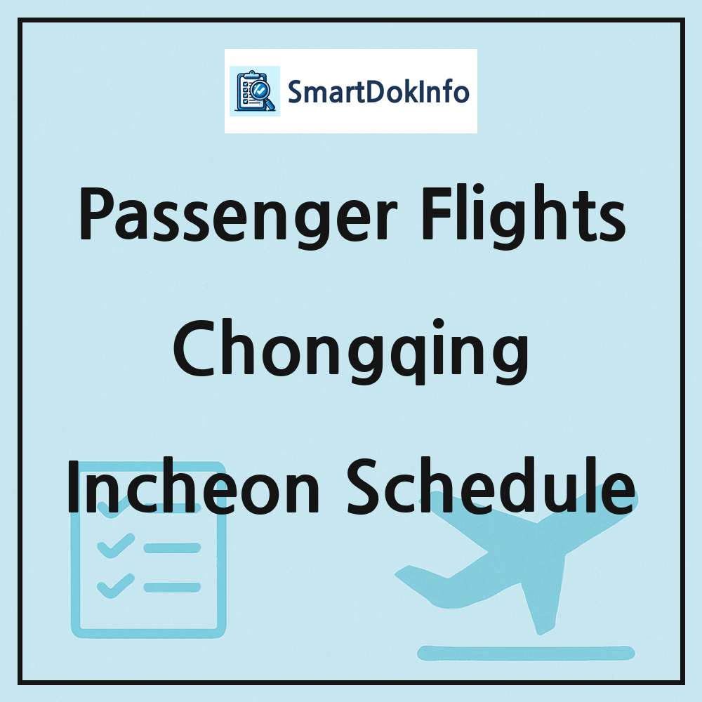 Chongqing Flight Schedule Overview