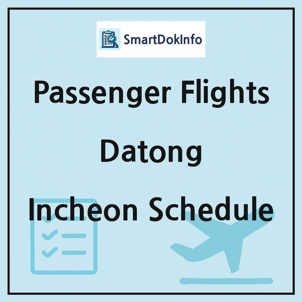 Datong Flight Schedule Overview