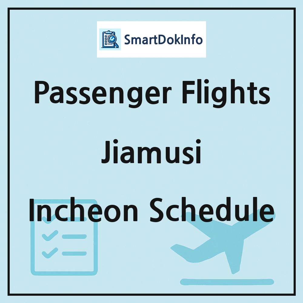 Jiamusi Flight Schedule Overview