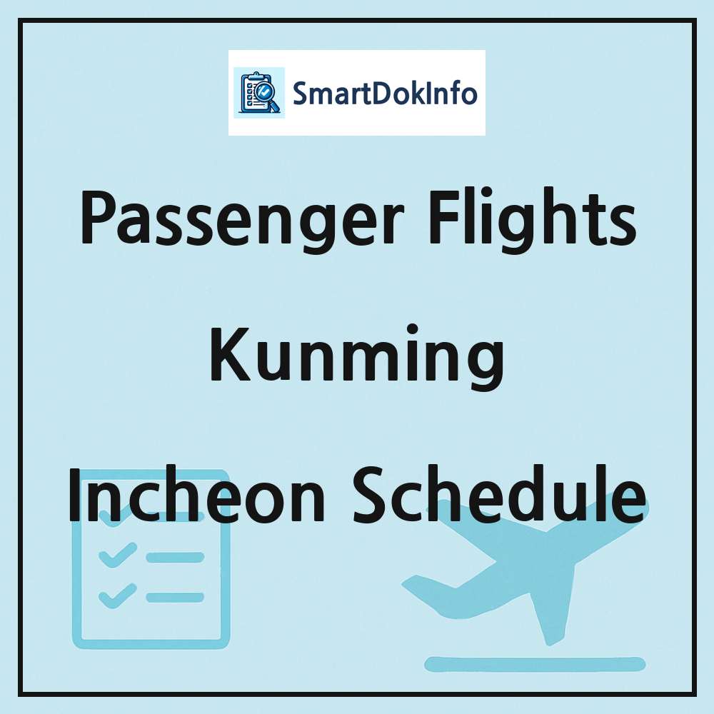 Kunming Flight Schedule Overview