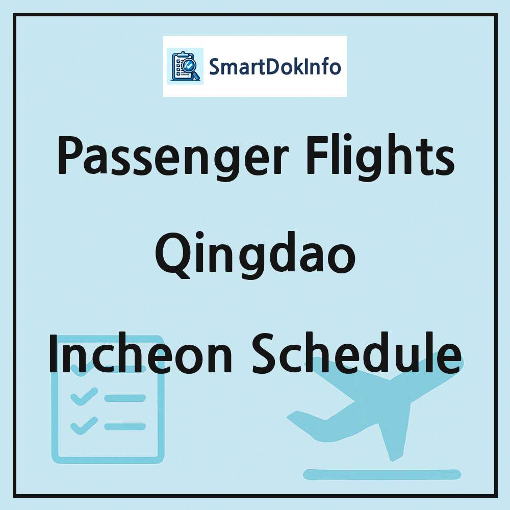Qingdao Flight Schedule Overview