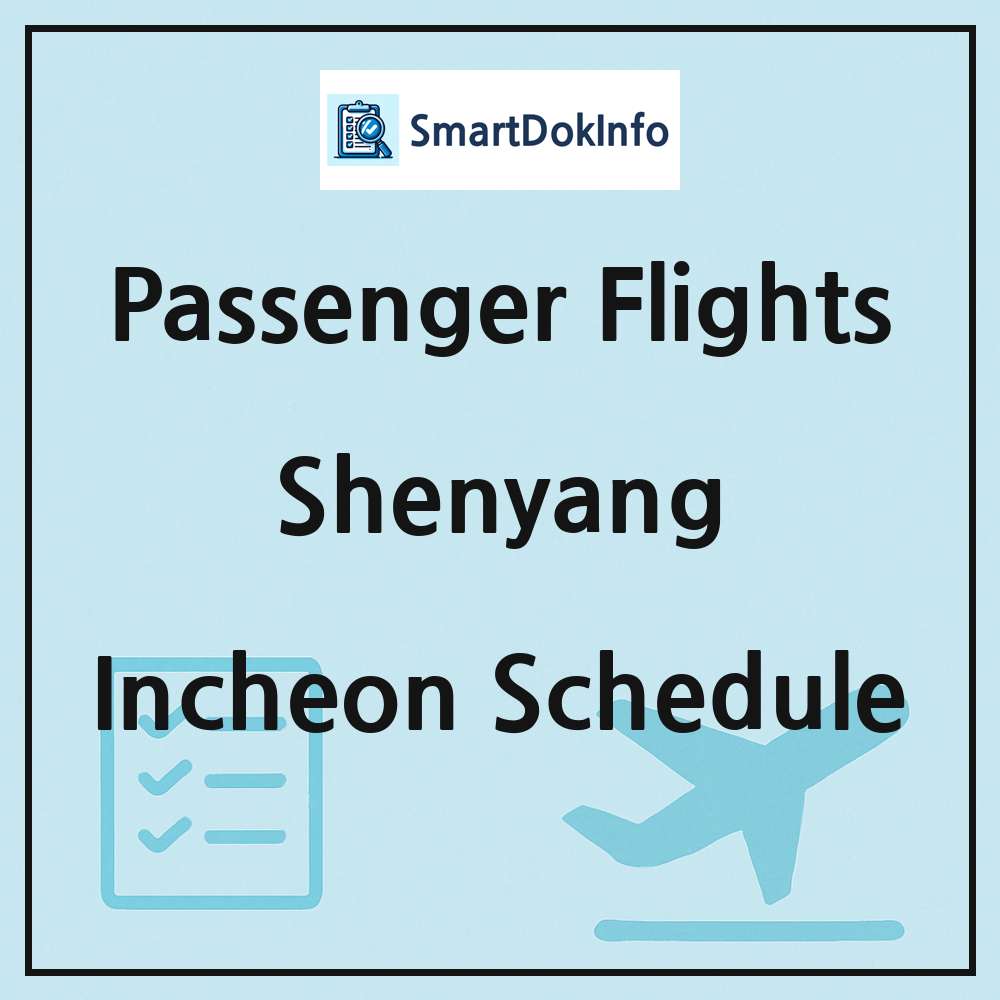 Shenyang Flight Schedule Overview