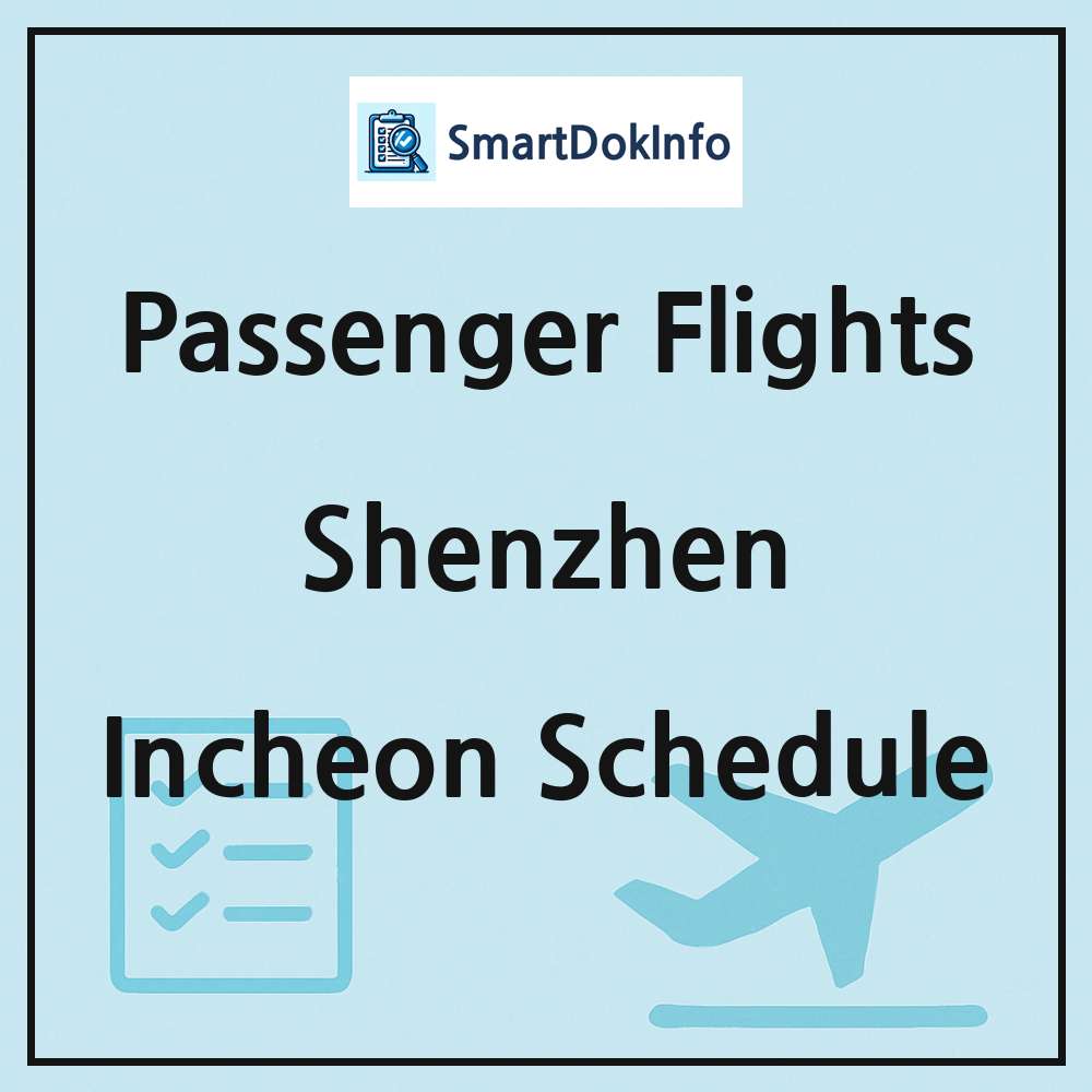 Shenzhen Flight Schedule Overview