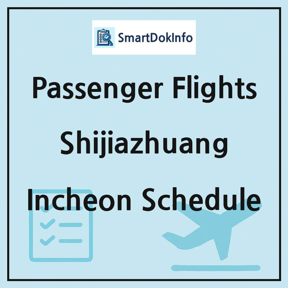 Shijiazhuang Flight Schedule Overview