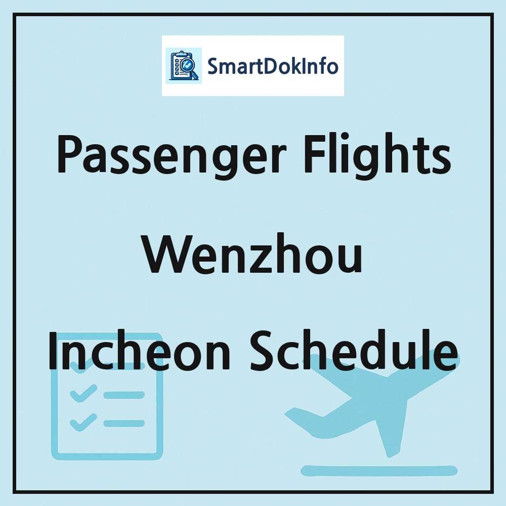 Wenzhou Flight Schedule Overview