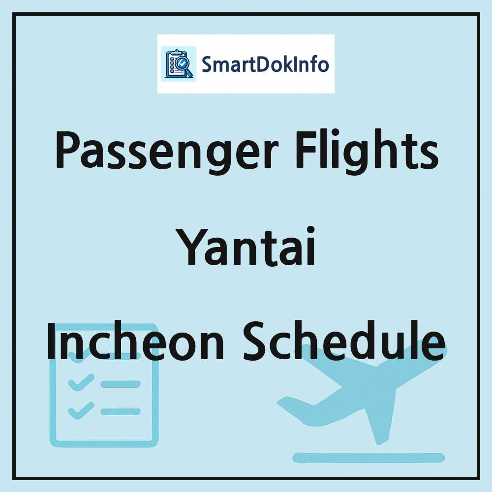 Yantai Flight Schedule Overview