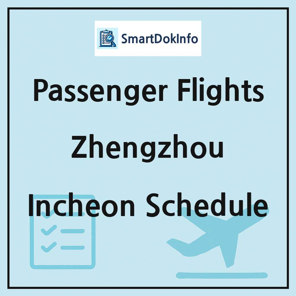 Zhengzhou Flight Schedule Overview