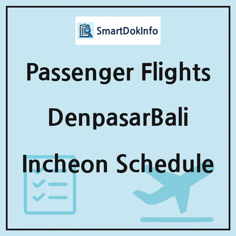 DenpasarBali Flight Schedule Overview