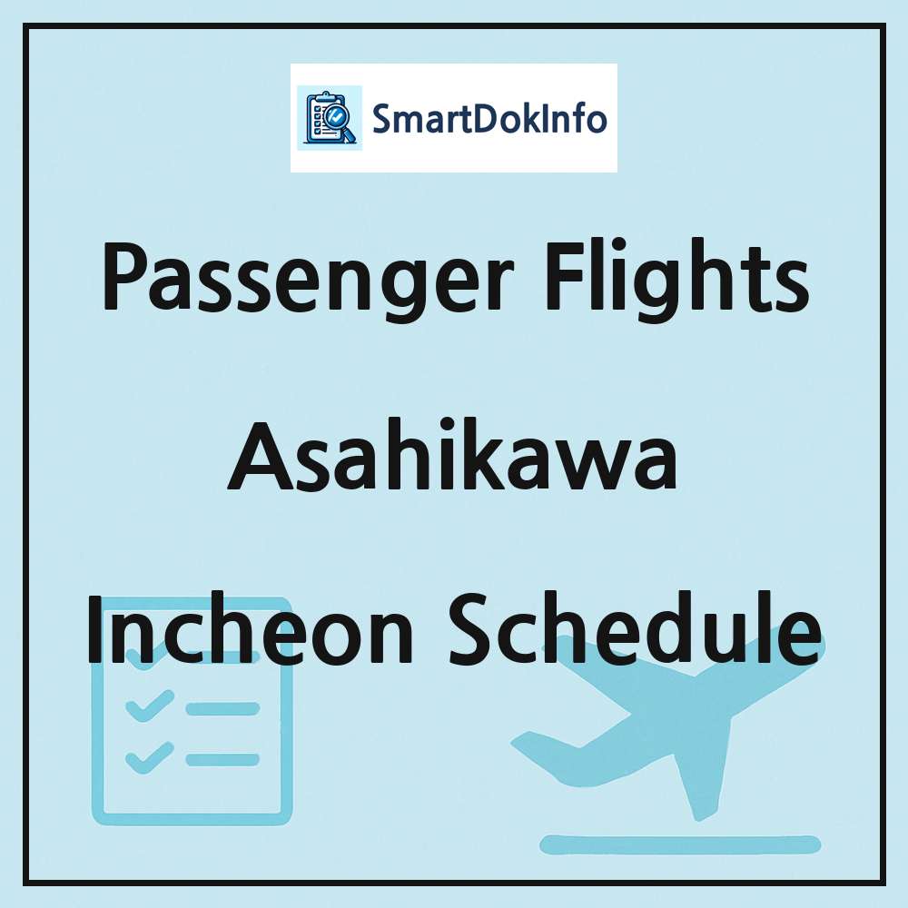 Asahikawa Flight Schedule Overview