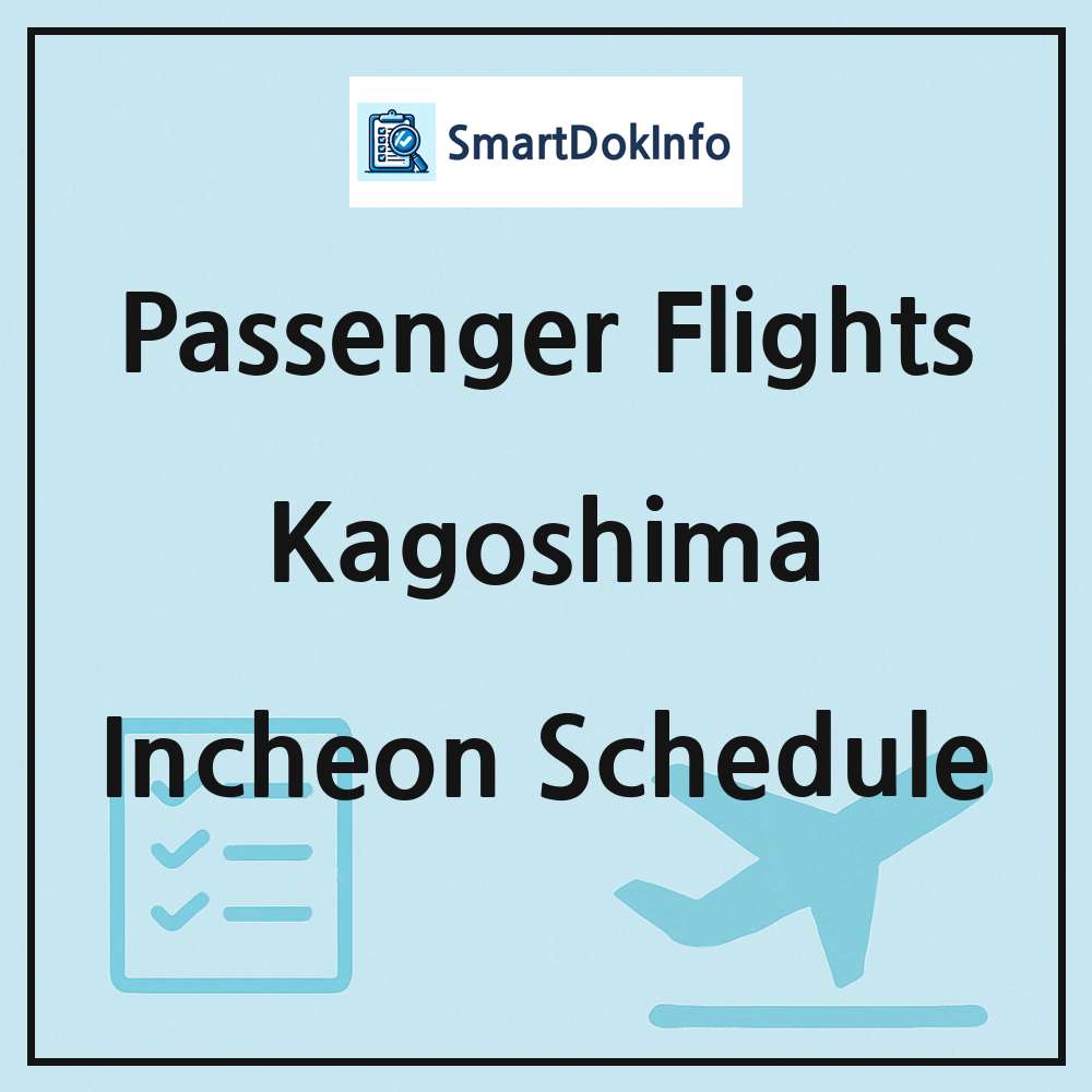 Kagoshima Flight Schedule Overview