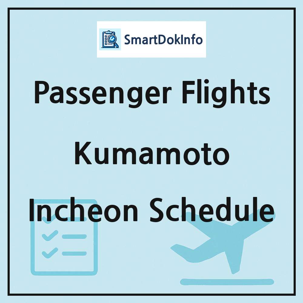 Kumamoto Flight Schedule Overview