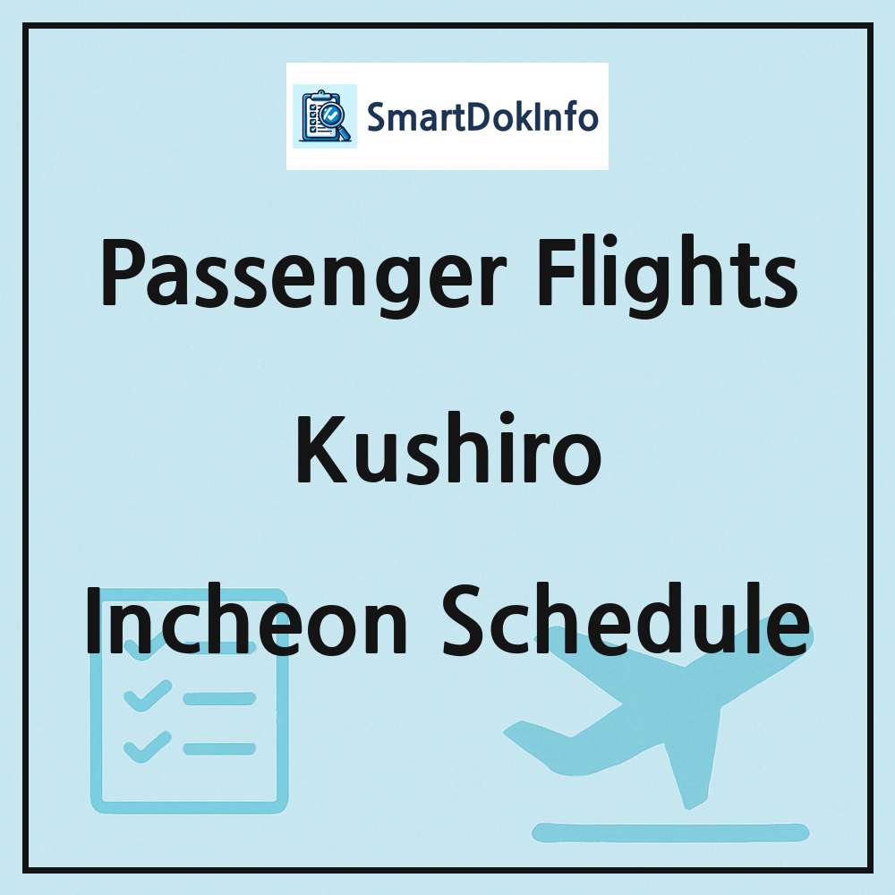 Kushiro Flight Schedule Overview