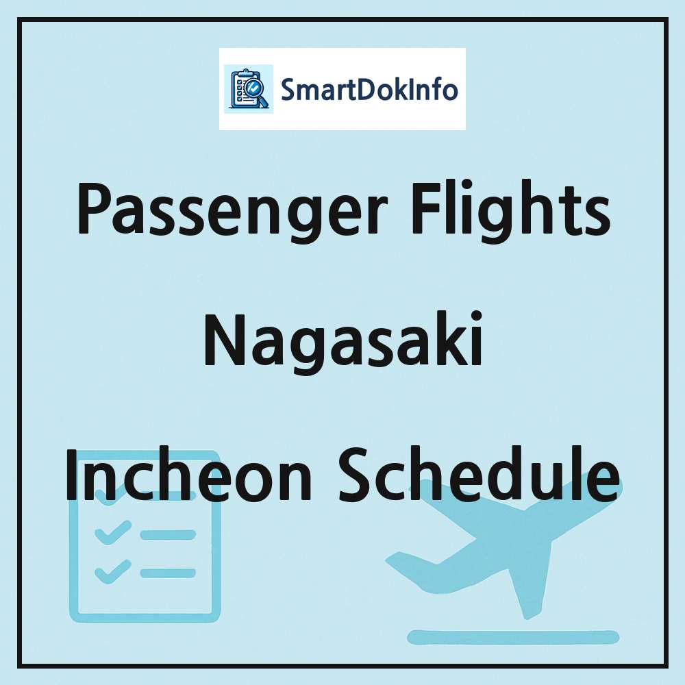Nagasaki Flight Schedule Overview