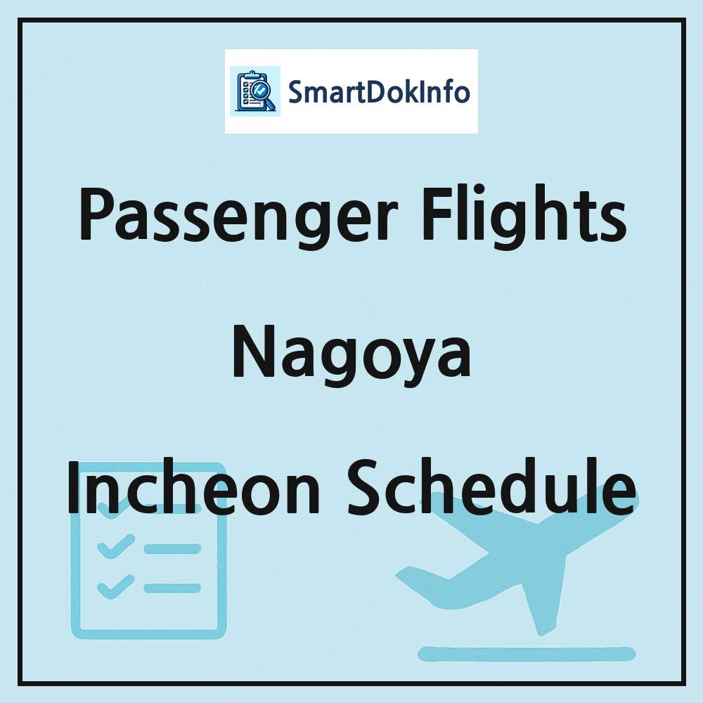 Nagoya Flight Schedule Overview