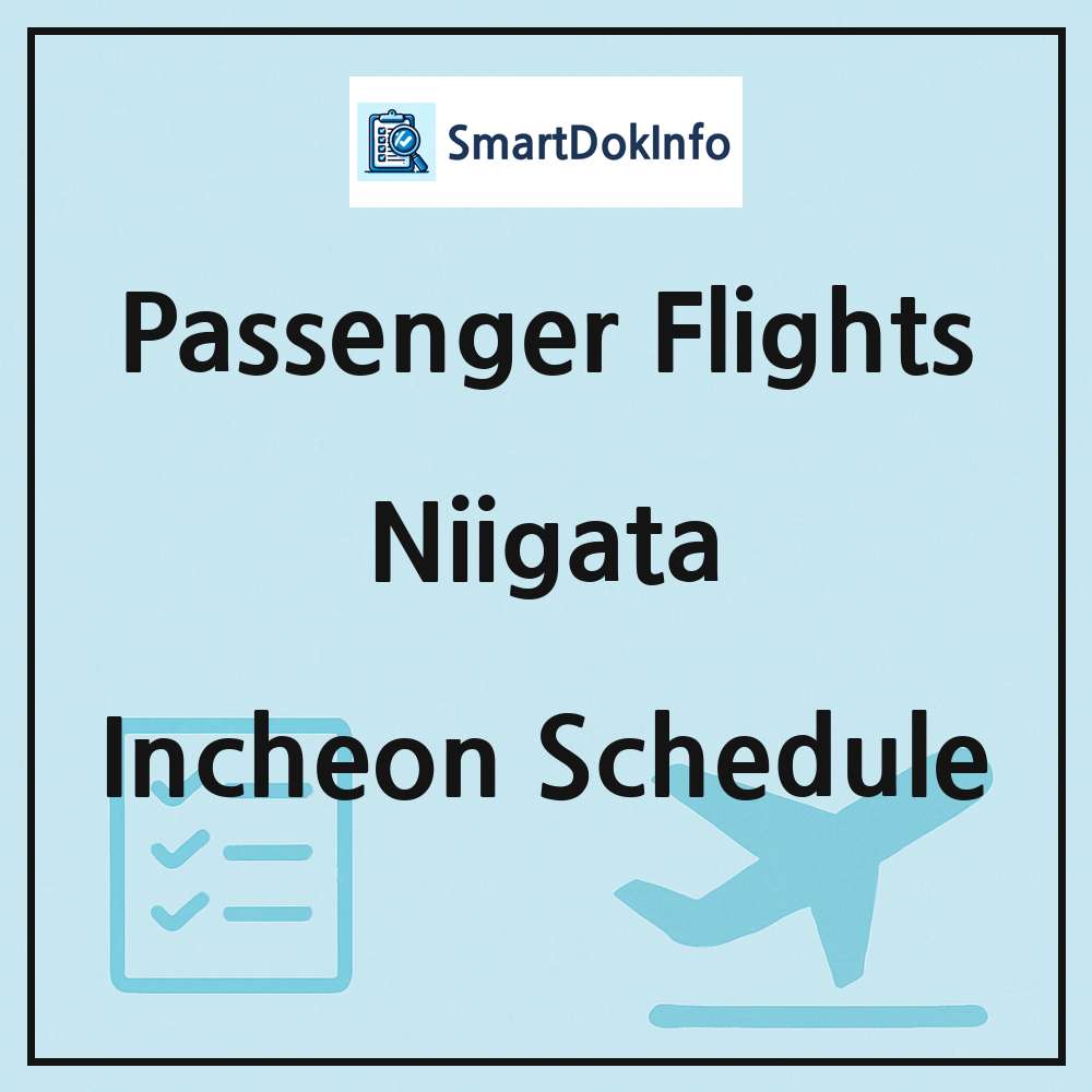 Niigata Flight Schedule Overview