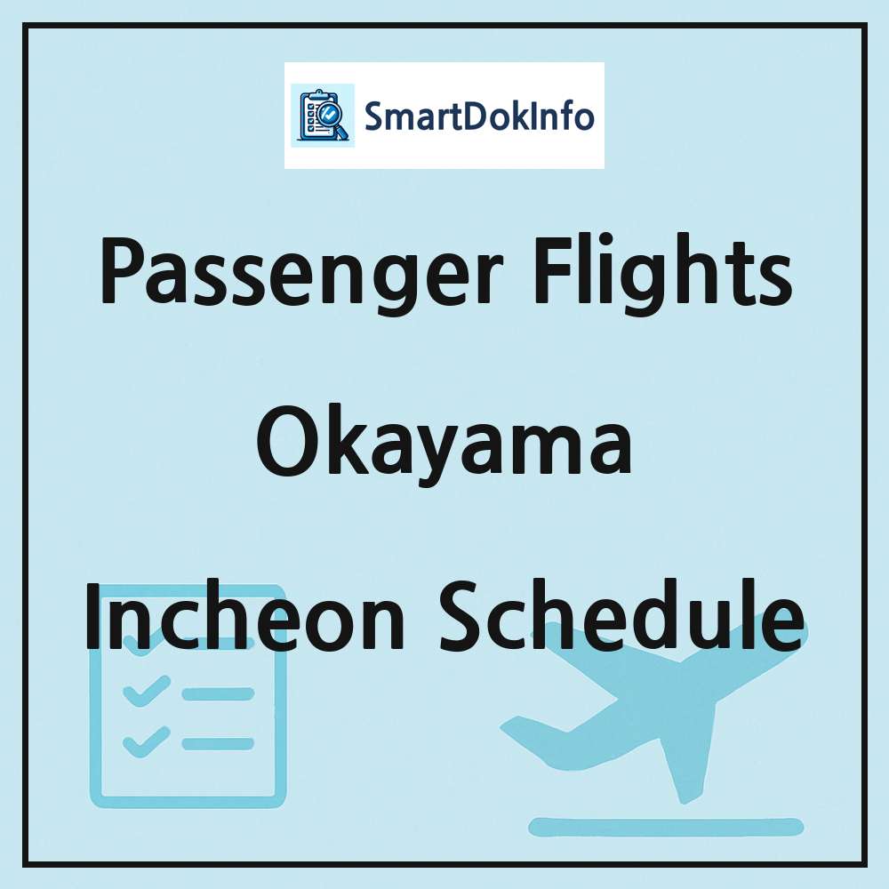 Okayama Flight Schedule Overview
