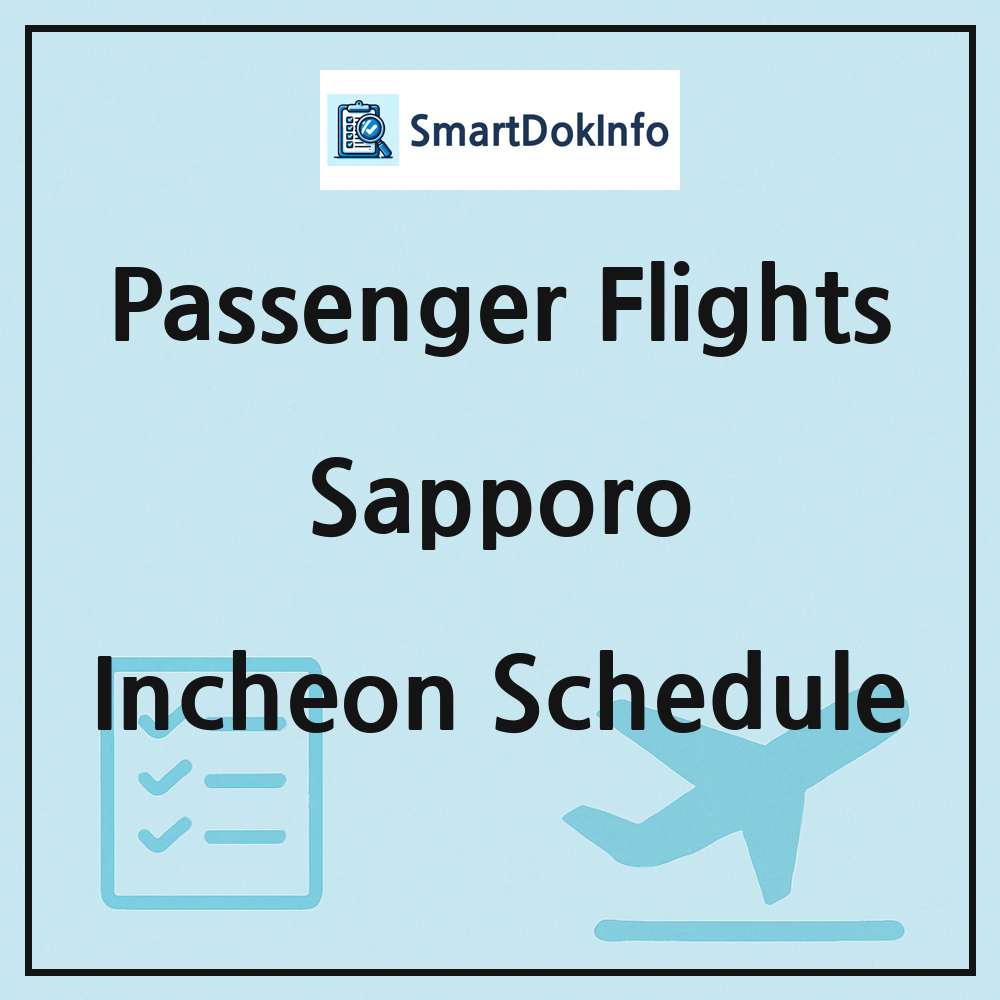 Sapporo Flight Schedule Overview