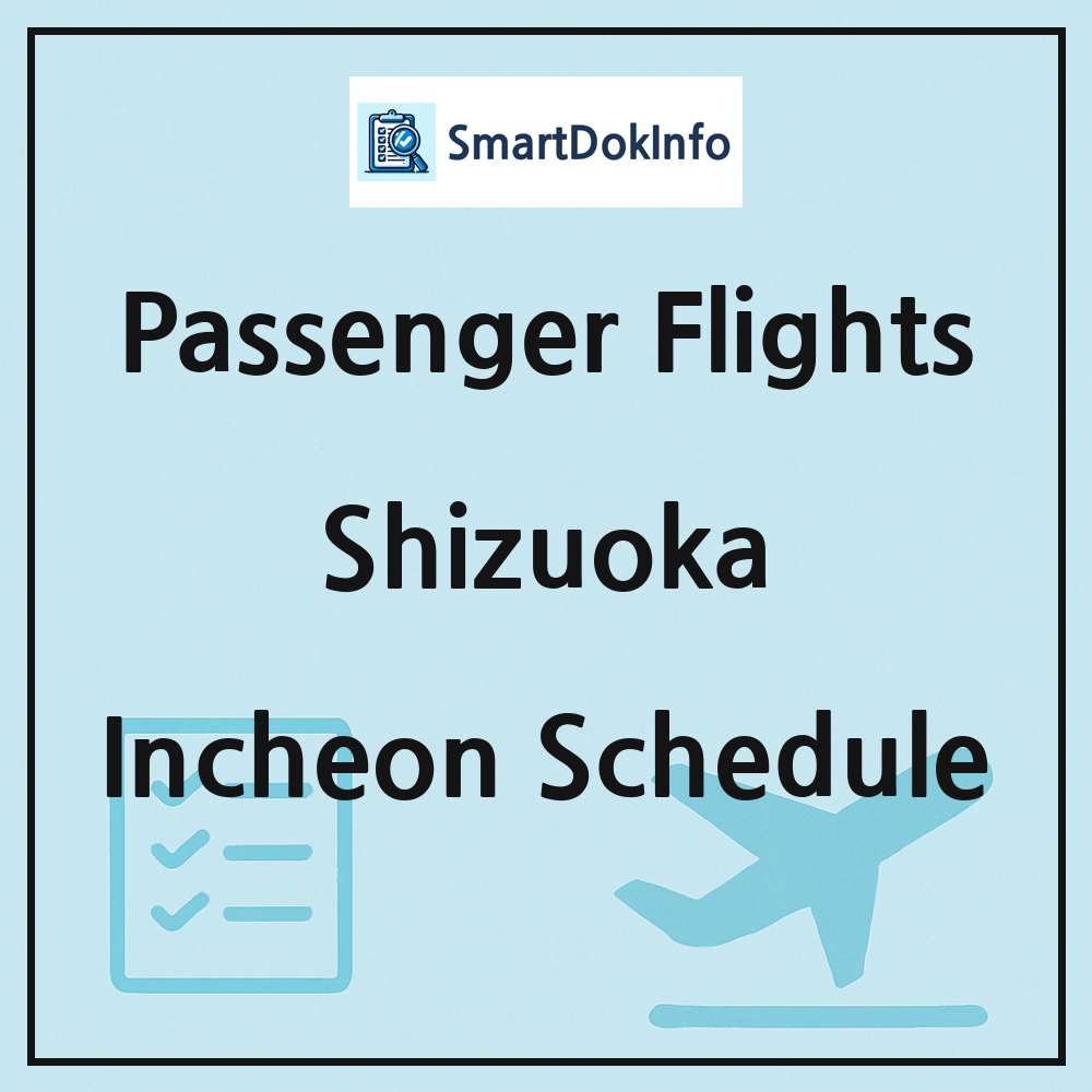 Shizuoka Flight Schedule Overview