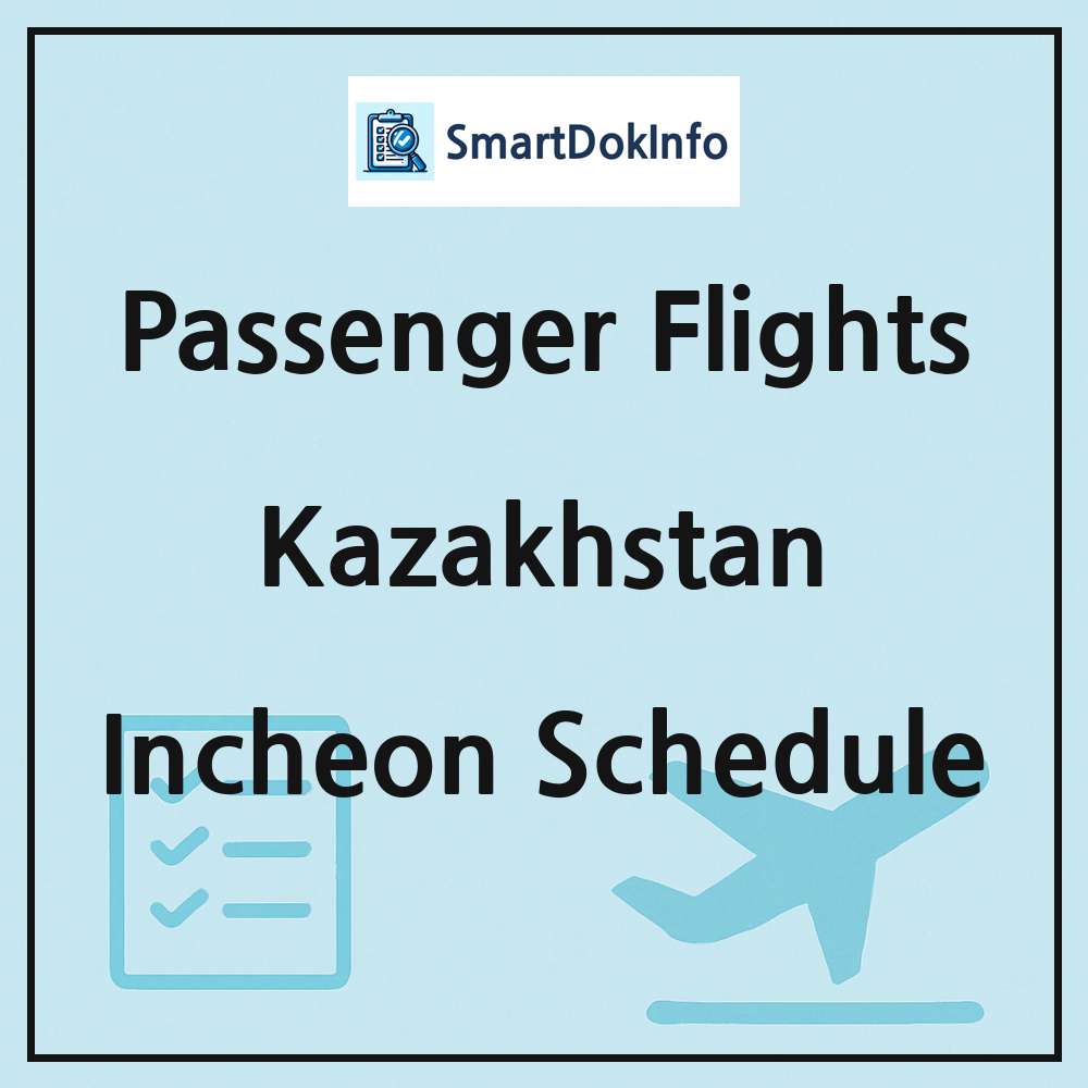 Kazakhstan Flight Schedule Overview