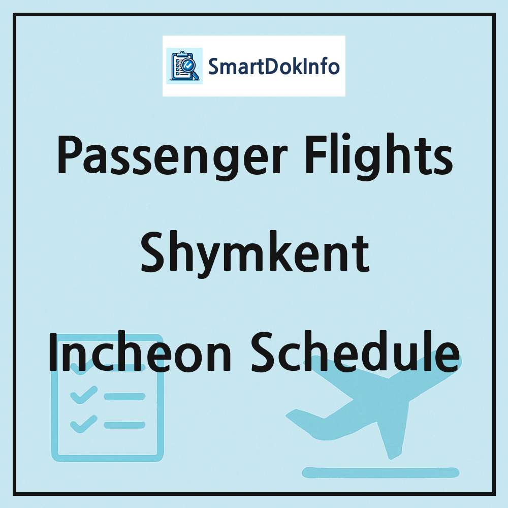 Shymkent Flight Schedule Overview