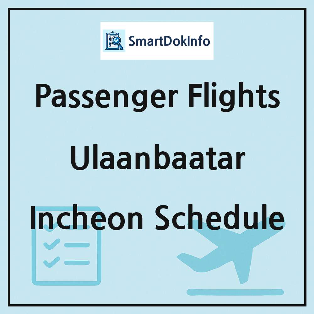 Ulaanbaatar Flight Schedule Overview