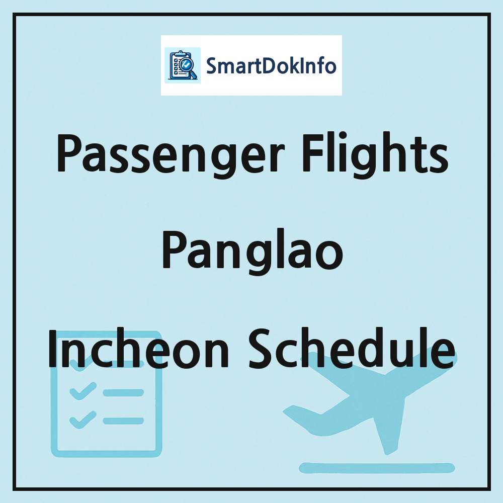 Panglao Flight Schedule Overview