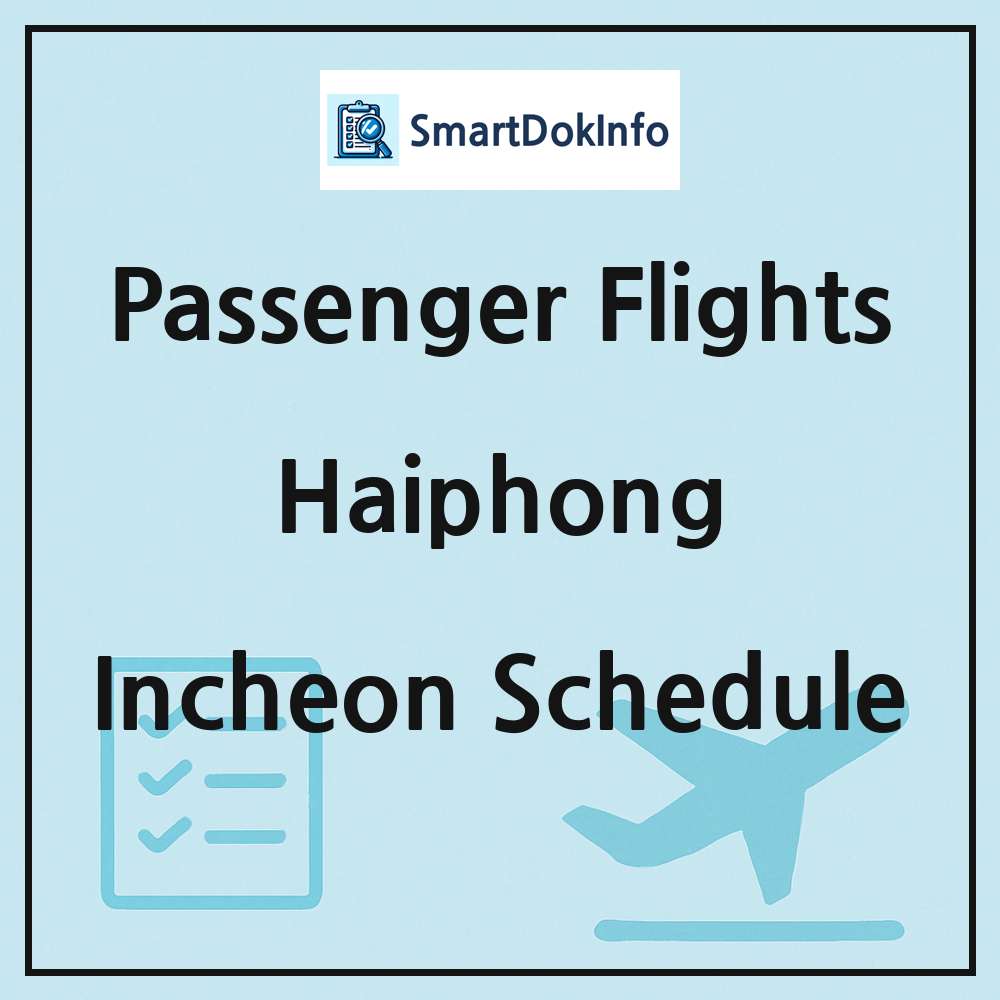 Haiphong Flight Schedule Overview