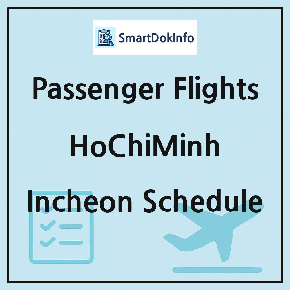 HoChiMinh Flight Schedule Overview