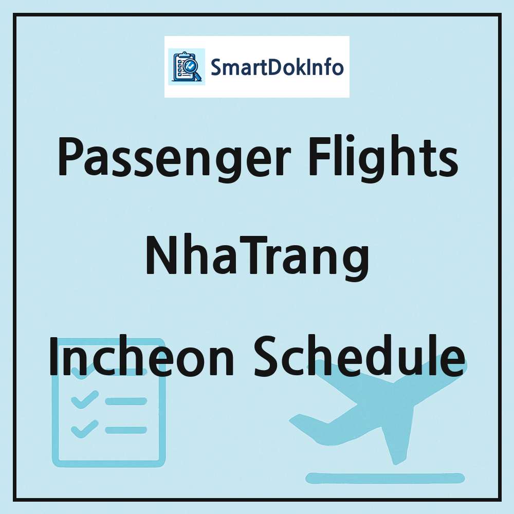 NhaTrang Flight Schedule Overview