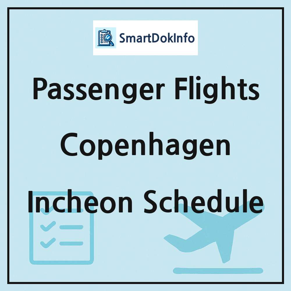 Copenhagen Flight Schedule Overview