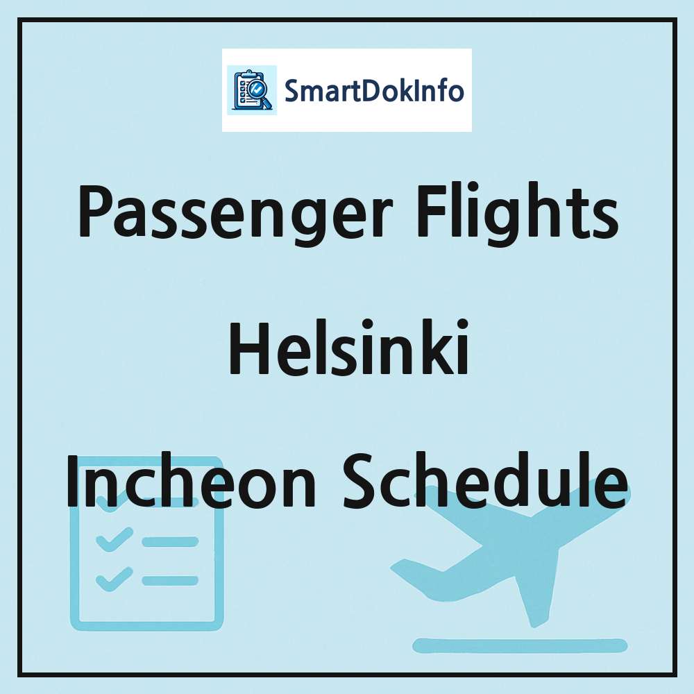 Helsinki Flight Schedule Overview