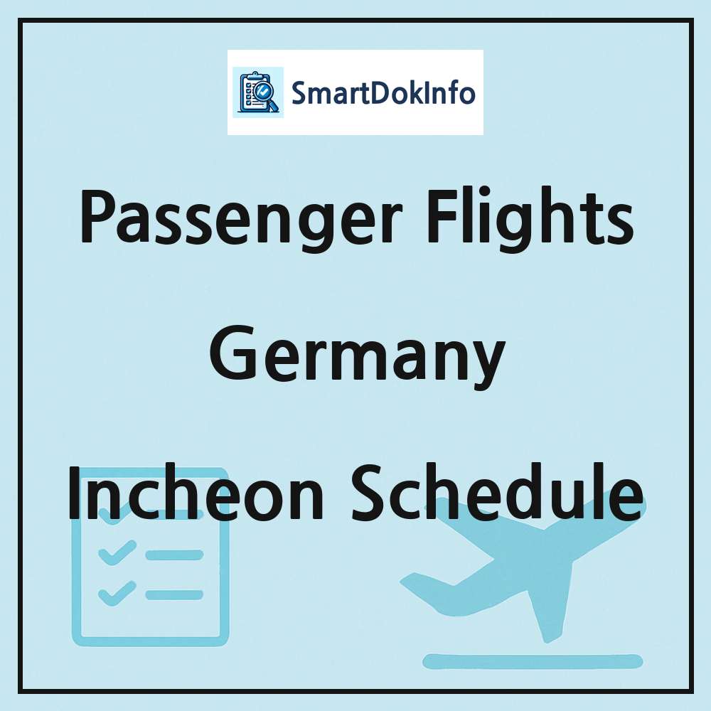 Germany Flight Schedule Overview