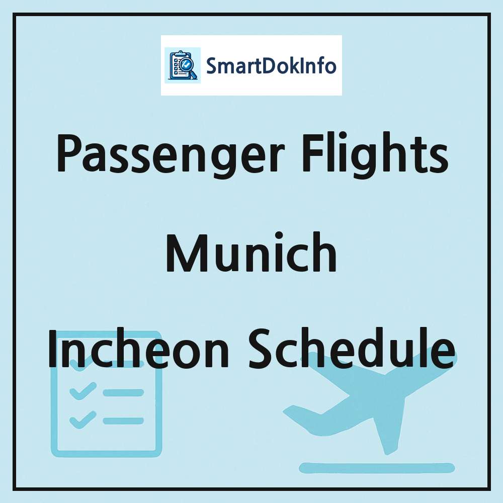 Munich Flight Schedule Overview
