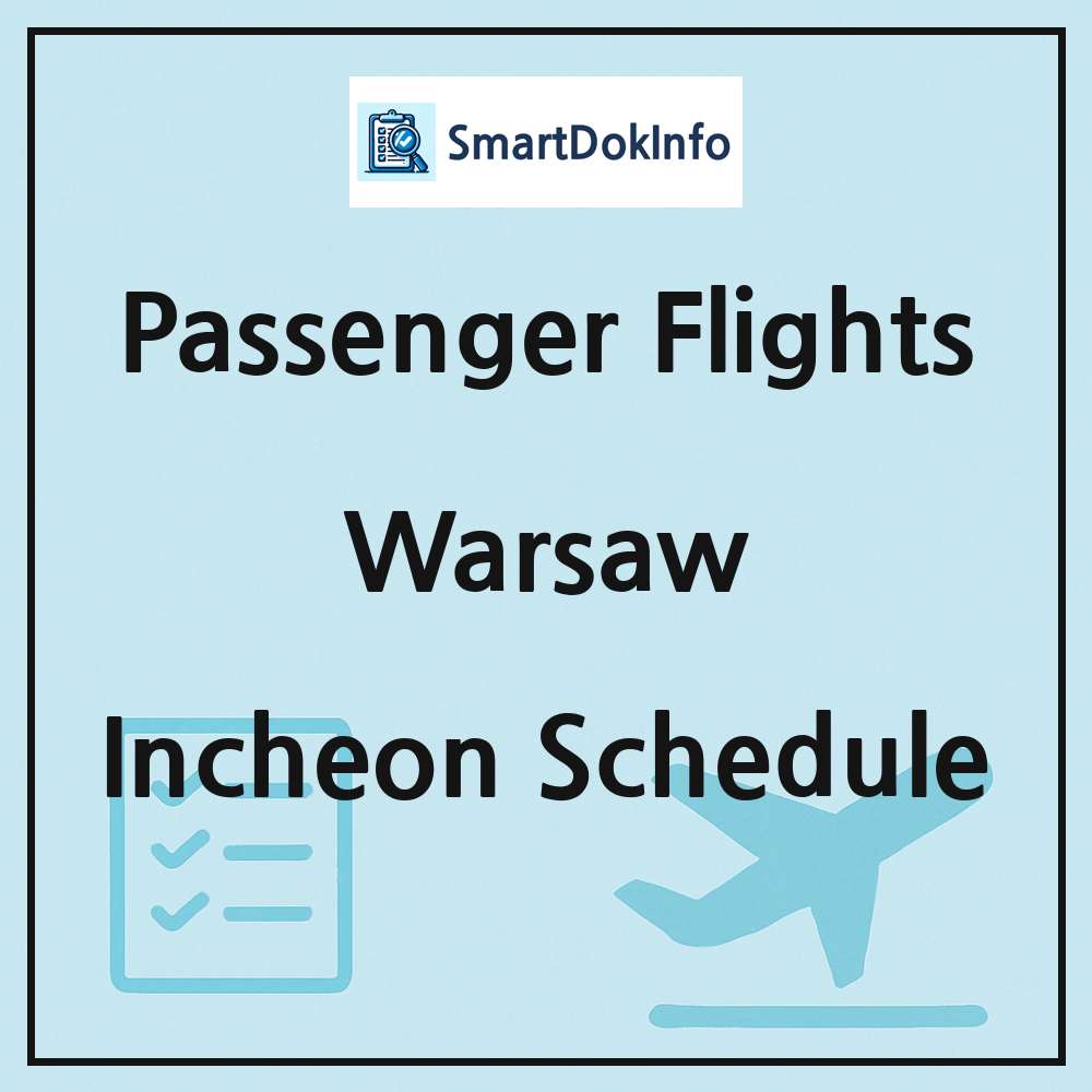 Warsaw Flight Schedule Overview