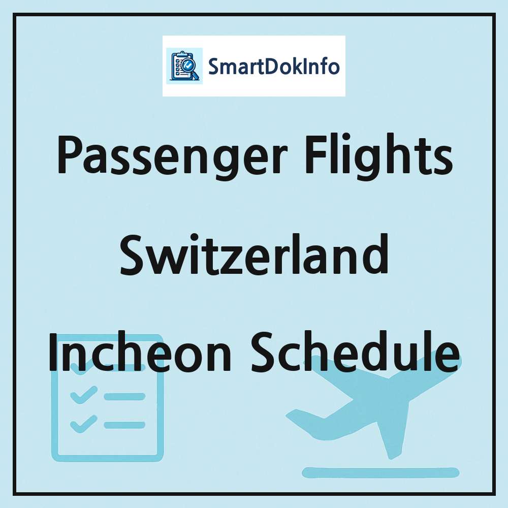 Switzerland Flight Schedule Overview