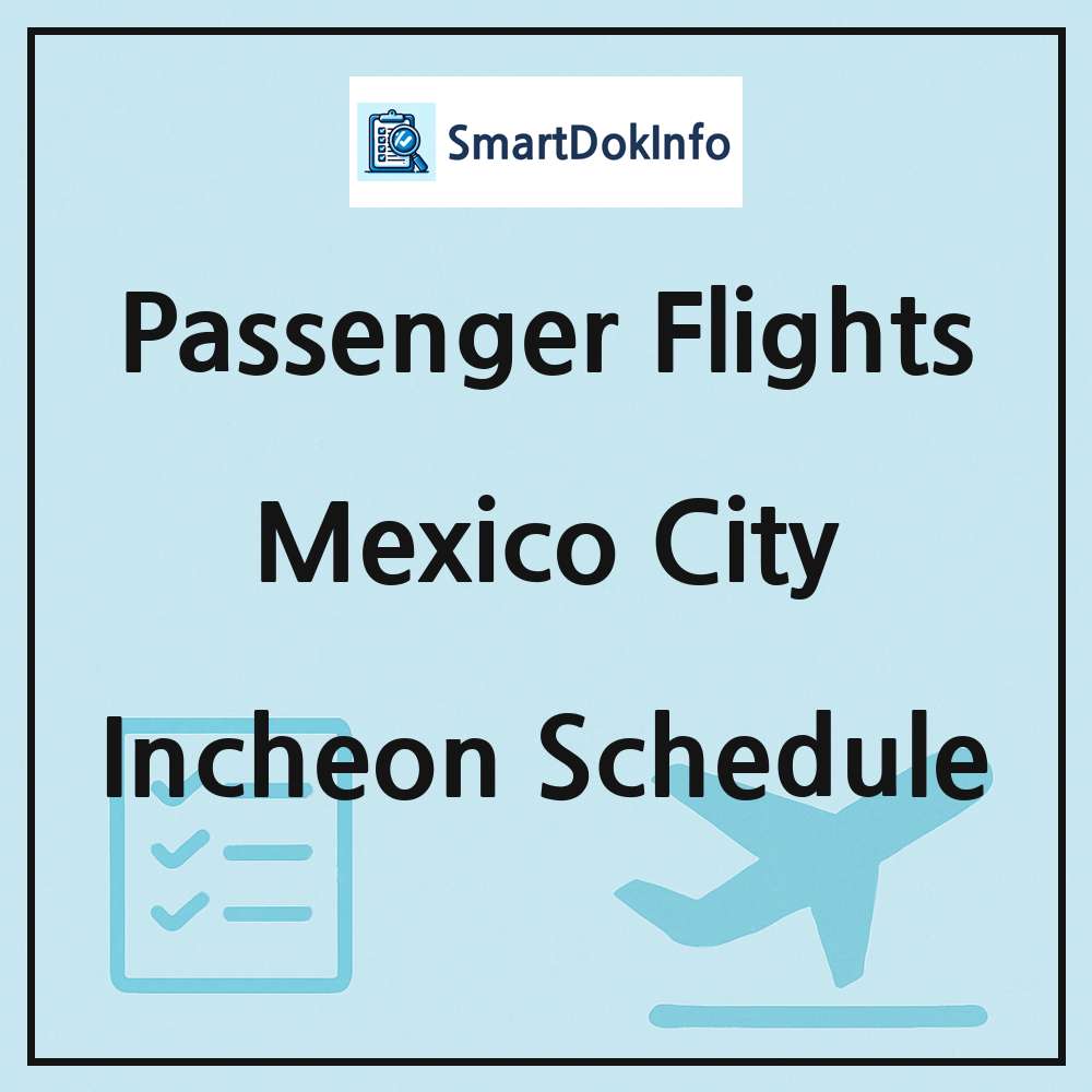 Mexico City Flight Schedule Overview