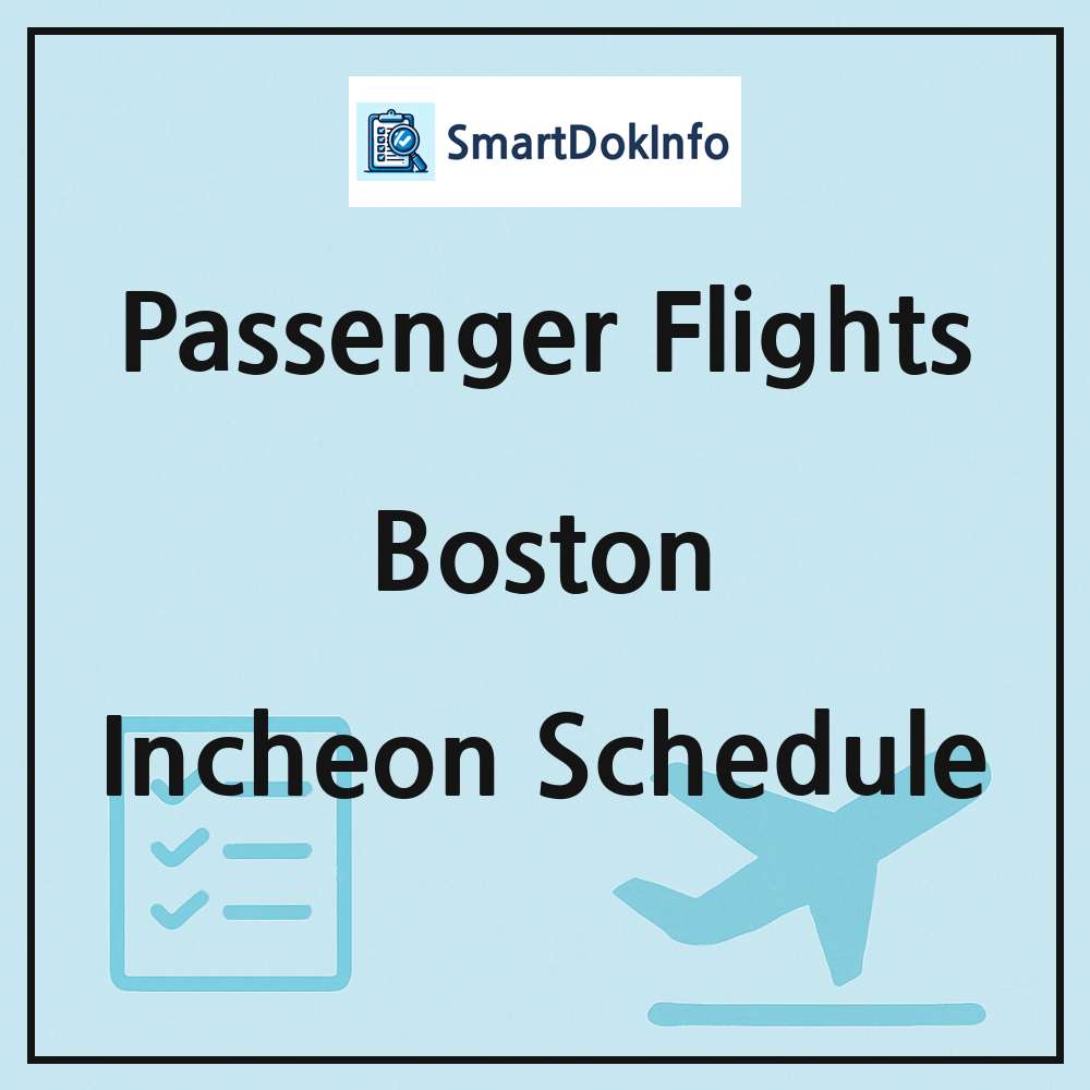 Boston Flight Schedule Overview