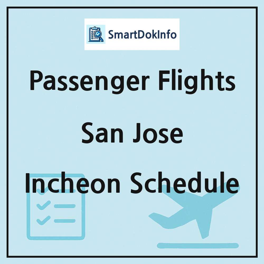 San Jose Flight Schedule Overview